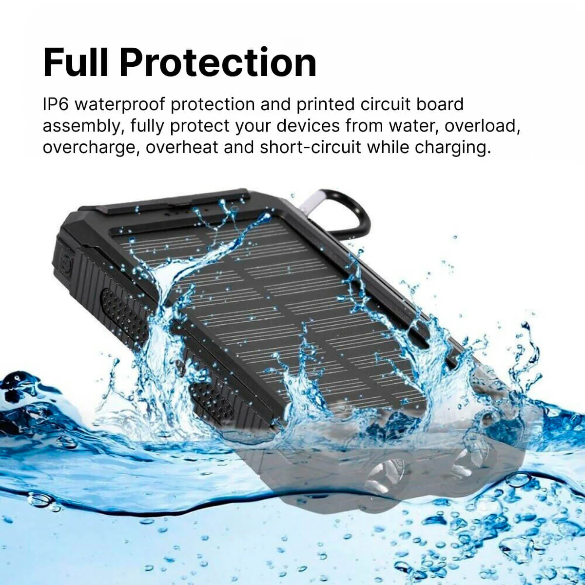 500000 MAH Solar Charger, Waterproof Power Bank, External - Image 6