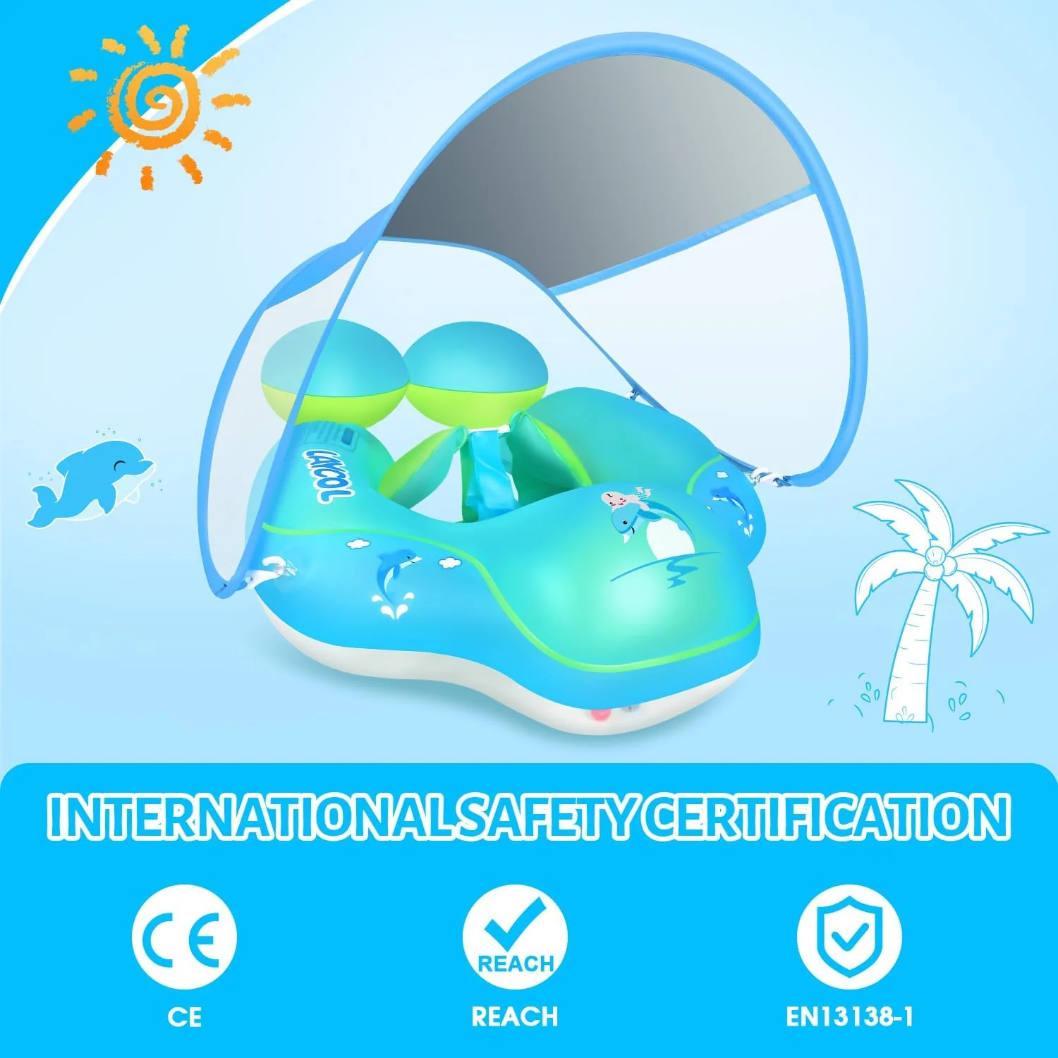 Baby Swim Float Canopy - Image 2