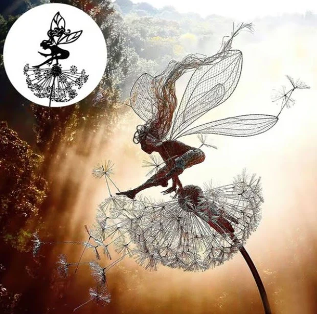 Fairy Steel Garden Sculptures - Image 5