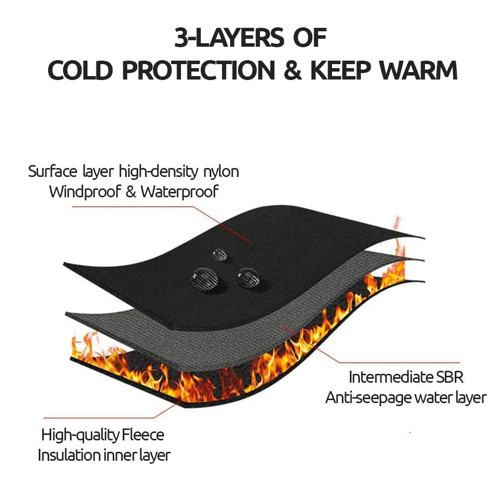 Thermal Gloves Warming Cycling Bike Ski Gloves for Men and Women - Image 3
