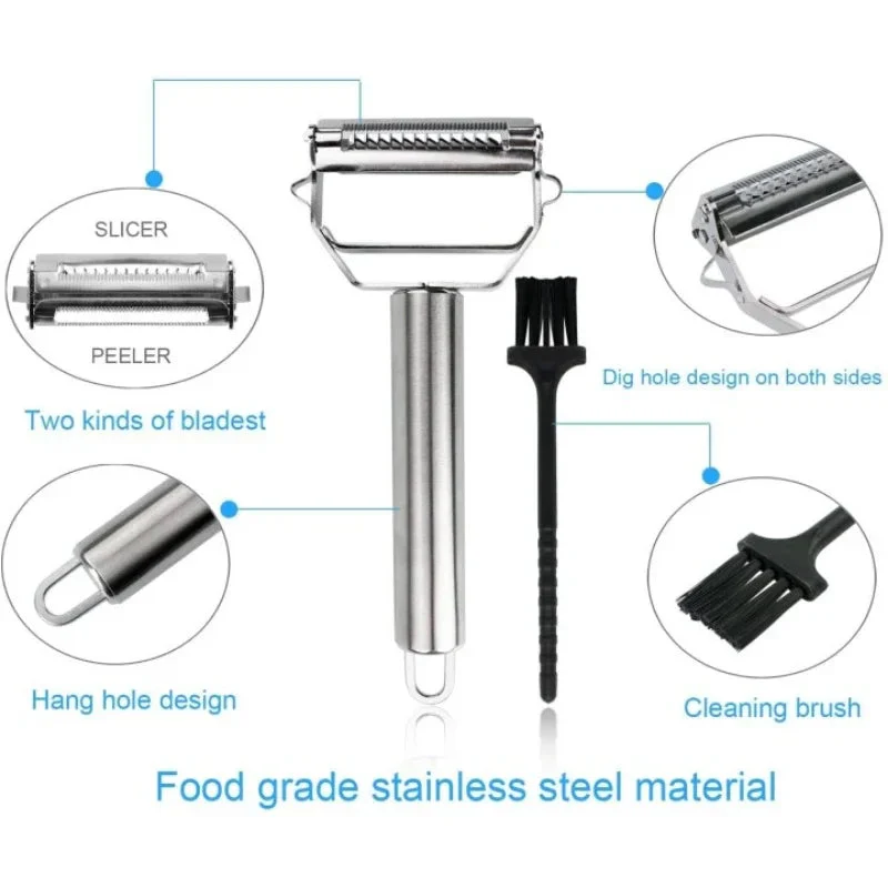 Ultra-Sharp Stainless Steel Multifunction Vegetable Slicer - Image 2