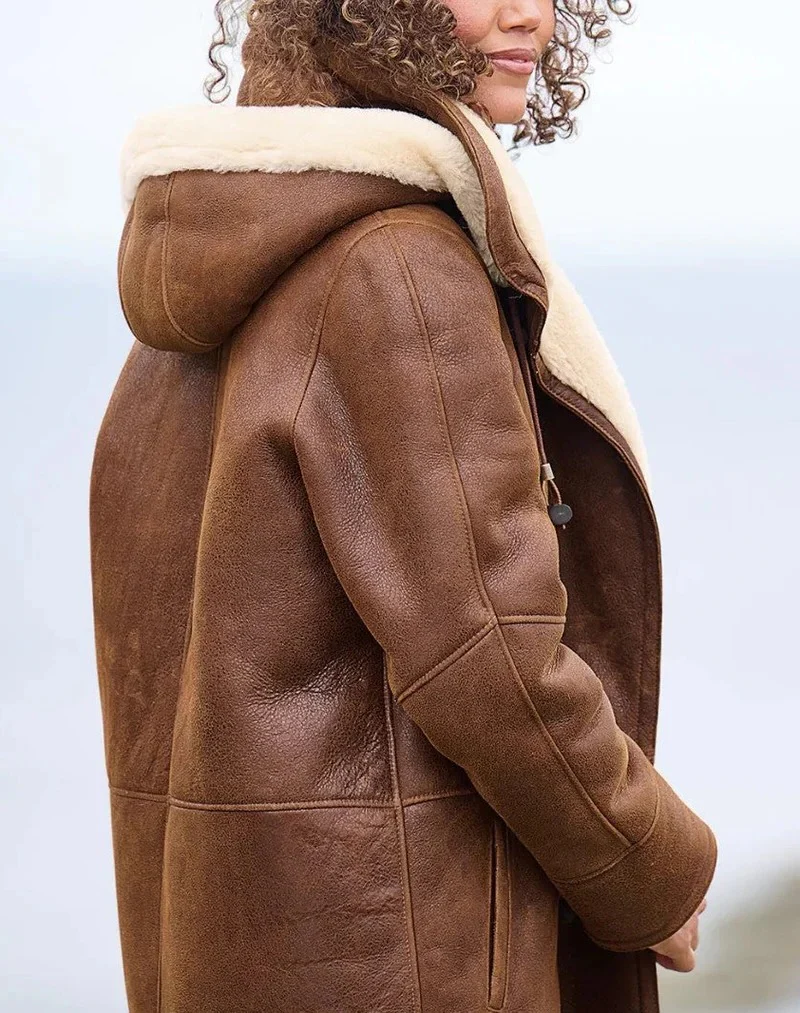 Warm and Lightweight Women's Long Down Jacket For Winter