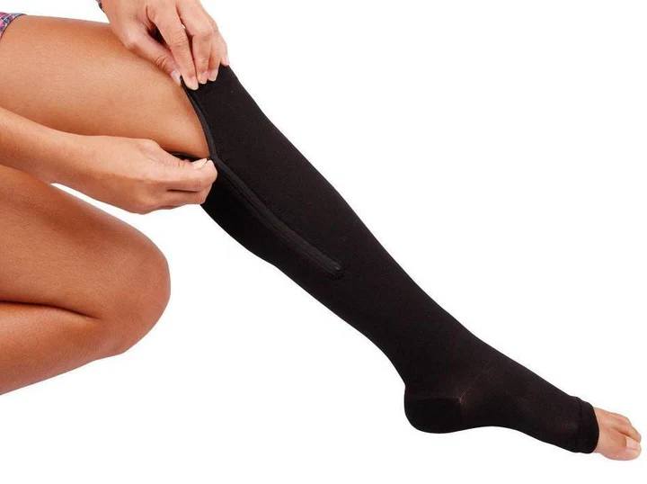 Zippered Compression Socks Support Stockings 20-30 mmHg - Image 6